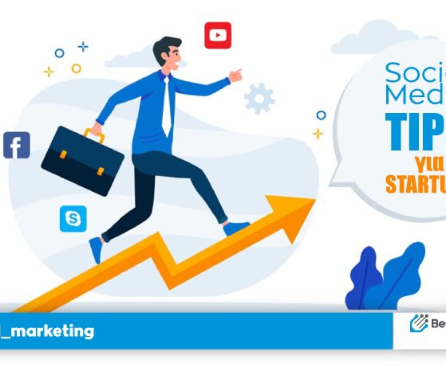 social media tips για startups