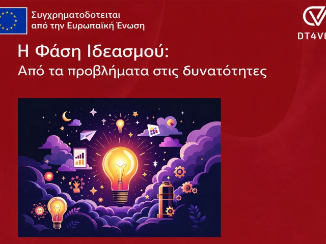 Design thinking | Η Φάση Ιδεασμού στο Design Thinking στην Επαγγελματική Εκπαίδευση και Κατάρτιση: Από τα προβλήματα στις δυνατότητες