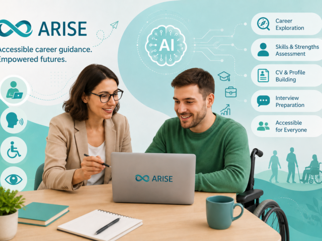 ARISE: Τεχνητή Νοημοσύνη, προσβασιμότητα και επαγγελματική καθοδήγηση για άτομα με αναπηρία